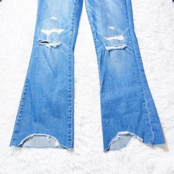 Madewell Cali Demi-Boot Denim Jeans Button Fly SZ25 - Picture 5 of 9